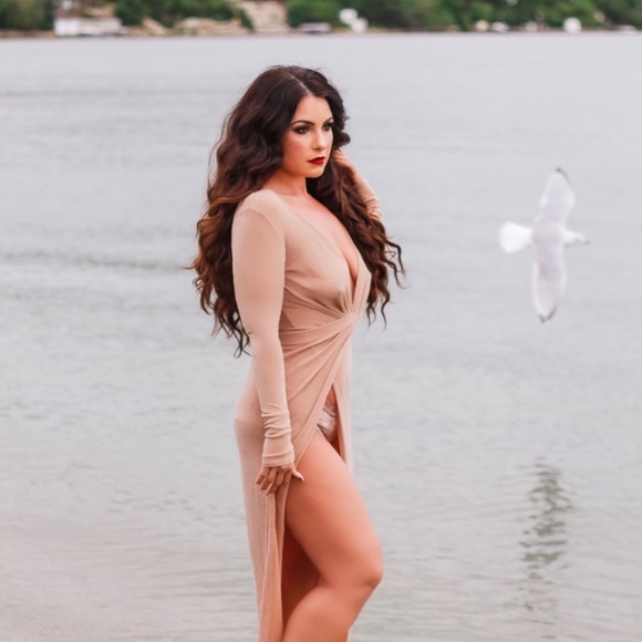 Nude sparkle dress - Picture 1 of 2